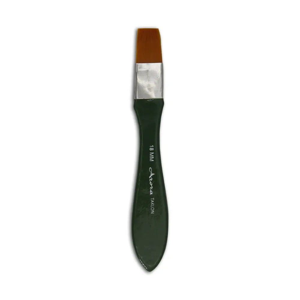 Arora Artist Taklon Synthetic Flat Brushes (Choose Thickness) Arora